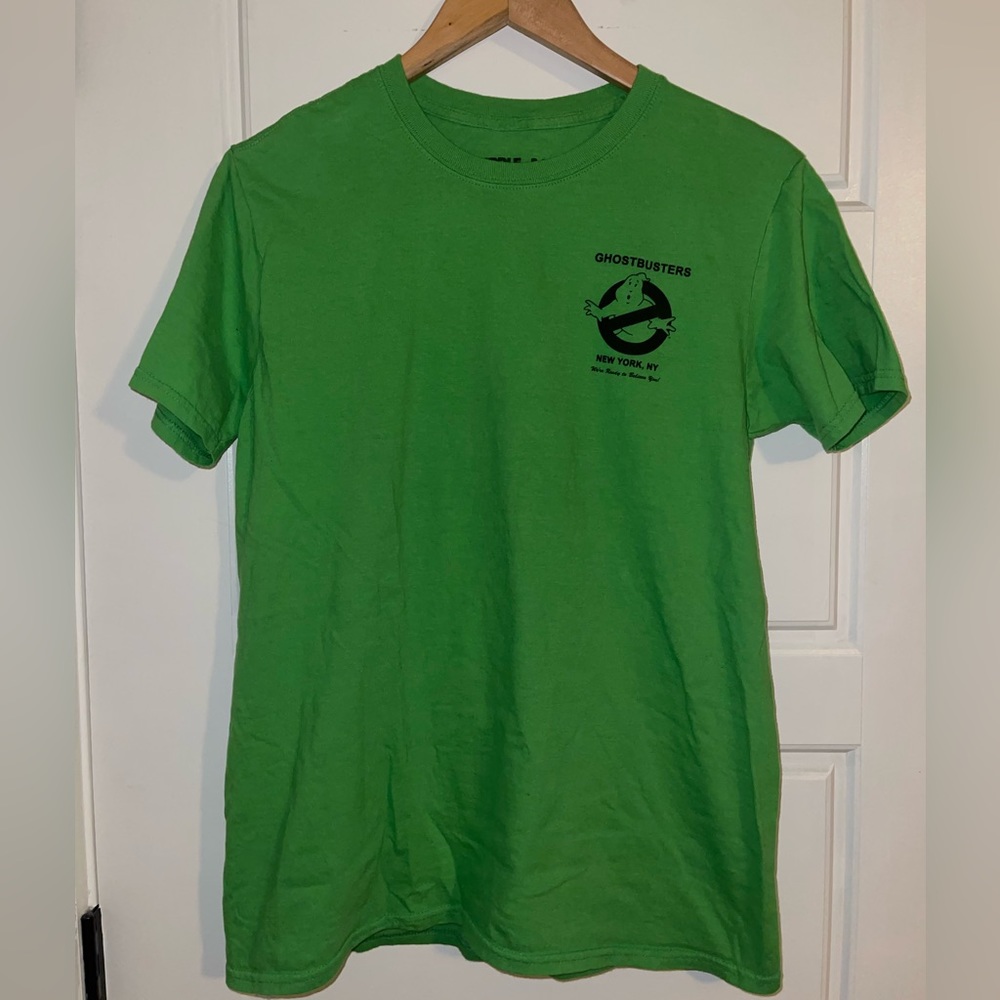 Ghostbusters Tshirt-Green-Sz M